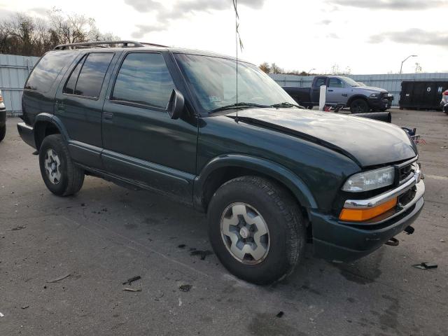 1GNDT13W02K104873 - 2002 CHEVROLET BLAZER GREEN photo 4