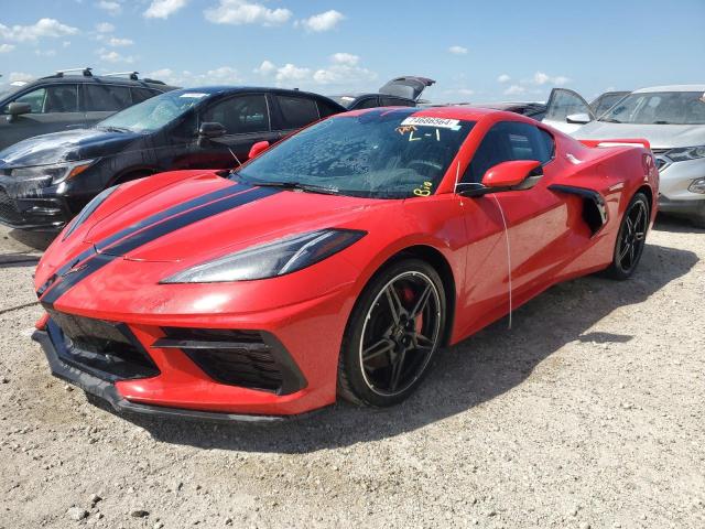 1G1Y62D41L5115717 - 2020 CHEVROLET CORVETTE STINGRAY 1LT RED photo 1
