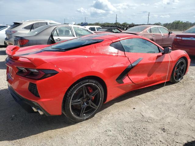 1G1Y62D41L5115717 - 2020 CHEVROLET CORVETTE STINGRAY 1LT RED photo 3