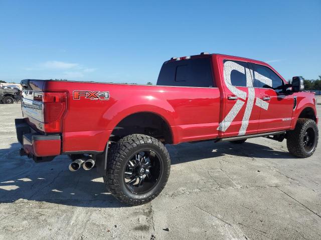 1FT8W3BT2NEG09532 - 2022 FORD F350 SUPER DUTY RED photo 3