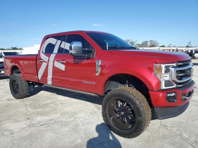 1FT8W3BT2NEG09532 - 2022 FORD F350 SUPER DUTY RED photo 4