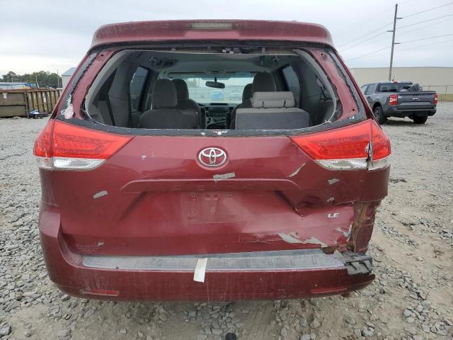 5TDKK3DC2BS063996 - 2011 TOYOTA SIENNA LE BURGUNDY photo 6