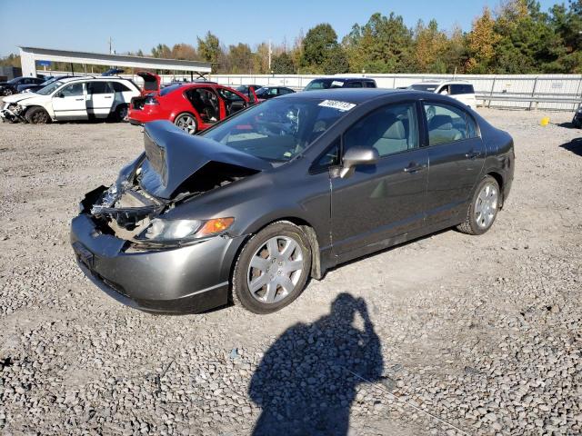 1HGFA16508L071663 - 2008 HONDA CIVIC LX GRAY photo 1