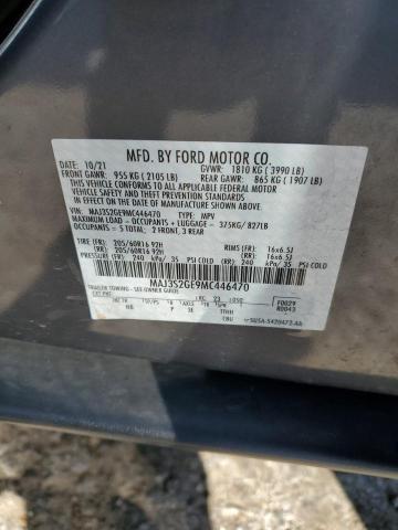 MAJ3S2GE9MC446470 - 2021 FORD ECOSPORT SE SILVER photo 13