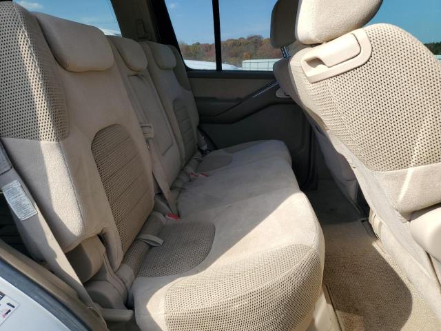 5N1AR18W76C625524 - 2006 NISSAN PATHFINDER LE WHITE photo 10