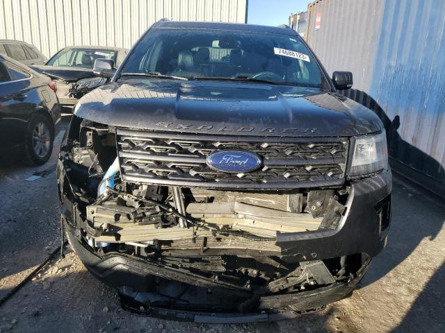 1FM5K8D87JGA75023 - 2018 FORD EXPLORER XLT GRAY photo 5