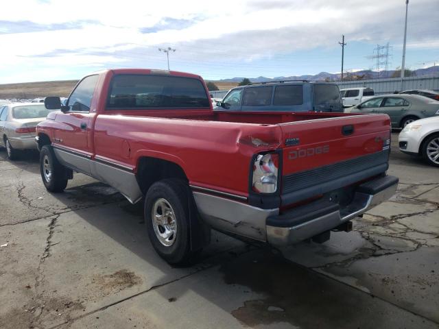 1B7HF16Z1SS218291 - 1995 DODGE RAM 1500 RED photo 2