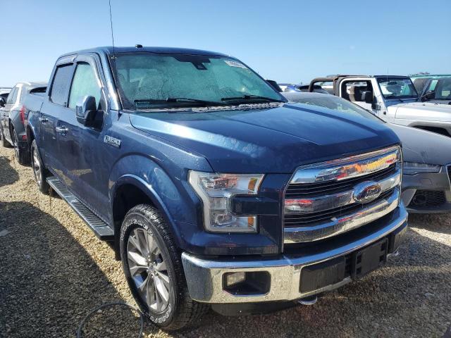 1FTEW1EF6GFB90045 - 2016 FORD F150 SUPERCREW BLUE photo 4