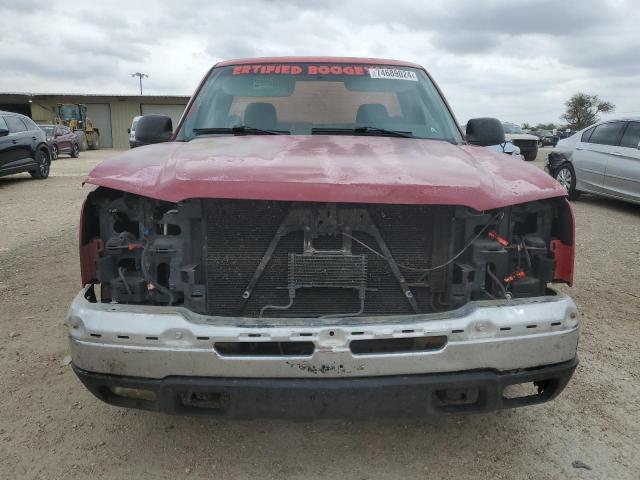 1GCEC14X05Z122757 - 2005 CHEVROLET SILVERADO C1500 RED photo 5