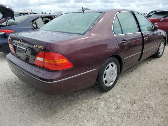 JTHBN30F410038363 - 2001 LEXUS LS 430 BURGUNDY photo 3