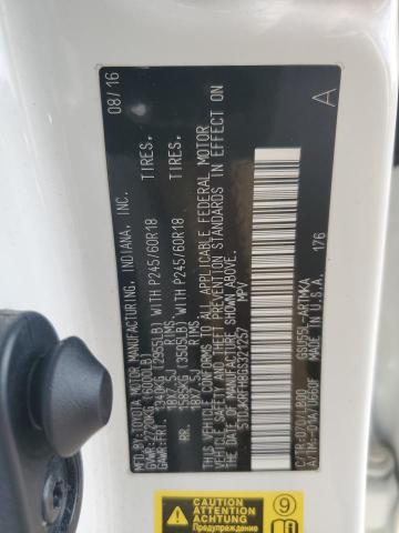 5TDJKRFH8GS321257 - 2016 TOYOTA HIGHLANDER XLE 白色 照片 14