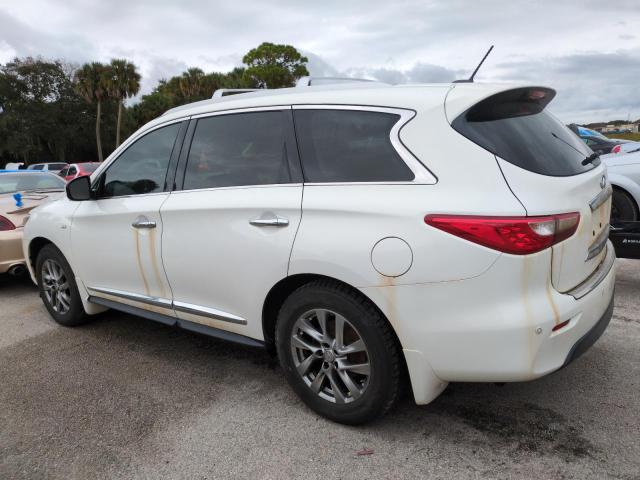 5N1AL0MM4EC523709 - 2014 INFINITI QX60 WHITE photo 2