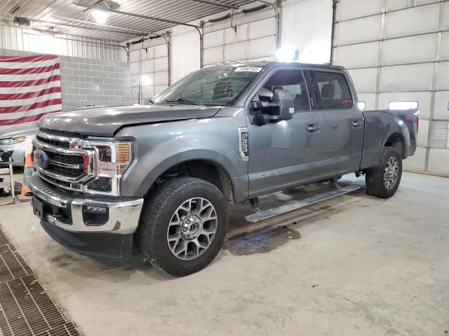 1FT8W3BT1NED39838 - 2022 FORD F350 SUPER DUTY GRAY photo 1