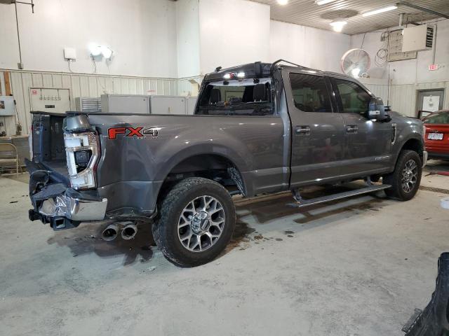 1FT8W3BT1NED39838 - 2022 FORD F350 SUPER DUTY GRAY photo 3