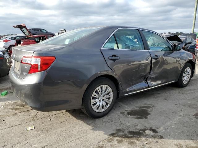 4T1BD1FK4EU115790 - 2014 TOYOTA CAMRY HYBRID GRAY photo 3