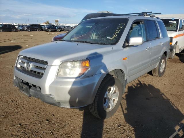 5FNYF18258B040312 - 2008 HONDA PILOT VP SILVER photo 1