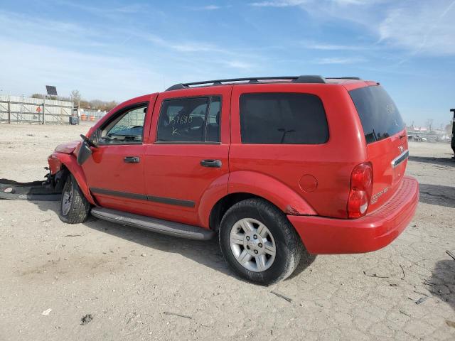 1D4HB48N46F151680 - 2006 DODGE DURANGO SLT RED photo 2