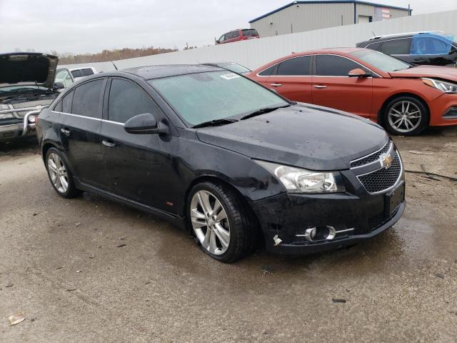 1G1PG5SB5E7364069 - 2014 CHEVROLET CRUZE LTZ BLACK photo 4