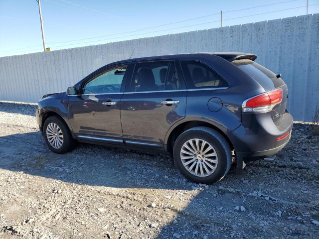 2LMDJ6JK9EBL06783 - 2014 LINCOLN MKX GRAY photo 2