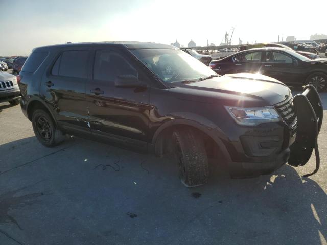 1FM5K8AR9HGC66711 - 2017 FORD EXPLORER POLICE INTERCEPTOR Սև լուսանկար 4