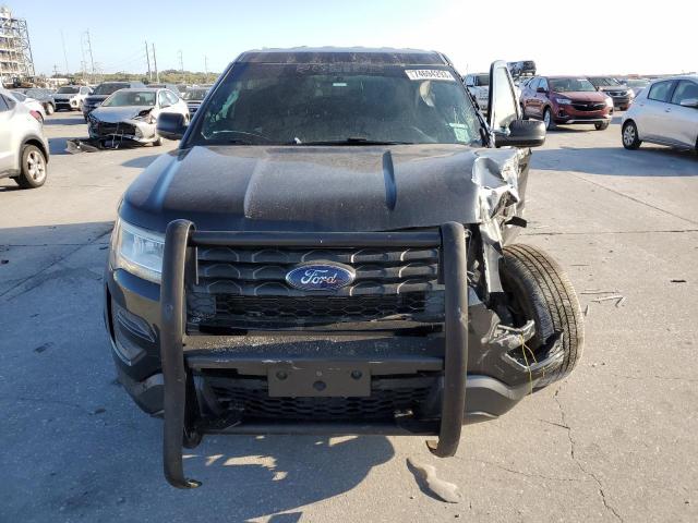 1FM5K8AR9HGC66711 - 2017 FORD EXPLORER POLICE INTERCEPTOR Սև լուսանկար 5