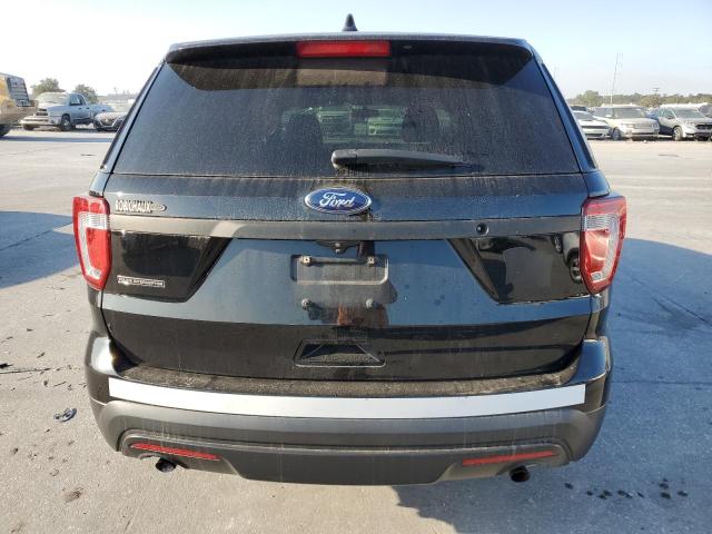 1FM5K8AR9HGC66711 - 2017 FORD EXPLORER POLICE INTERCEPTOR Սև լուսանկար 6