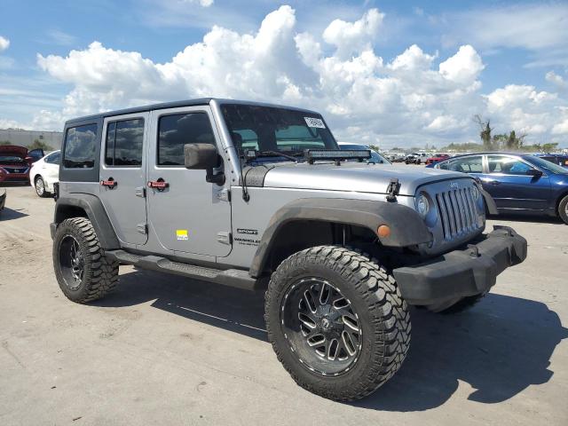 1C4BJWDG1HL742689 - 2017 JEEP WRANGLER U SPORT 银色 照片 4