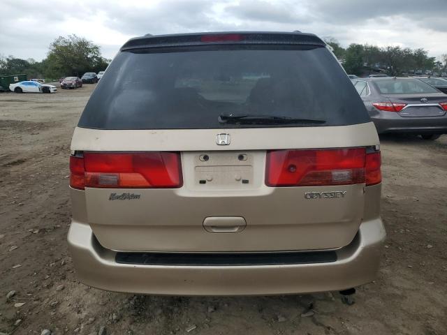 2HKRL18621H524560 - 2001 HONDA ODYSSEY EX GOLD photo 6