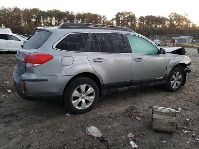 4S4BRBGC7B3332444 - 2011 SUBARU OUTBACK 2.5I PREMIUM SILVER photo 3