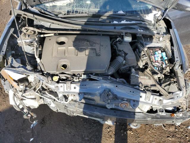 2T1BURHE8FC250926 - 2015 TOYOTA COROLLA L GRAY photo 11