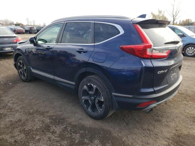 2HKRW2H99JH102812 - 2018 HONDA CR-V TOURING BLUE photo 2