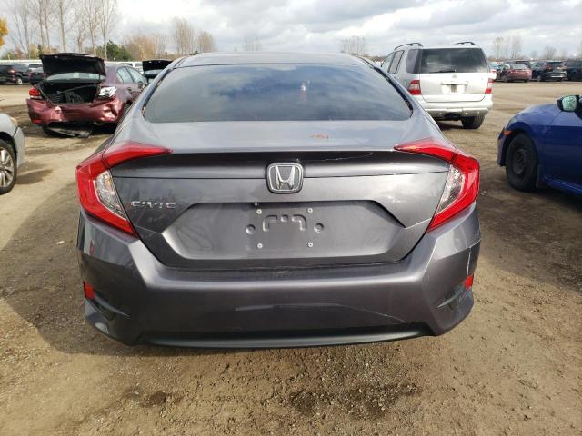 2HGFC2F80HH021210 - 2017 HONDA CIVIC EX GRAY photo 6