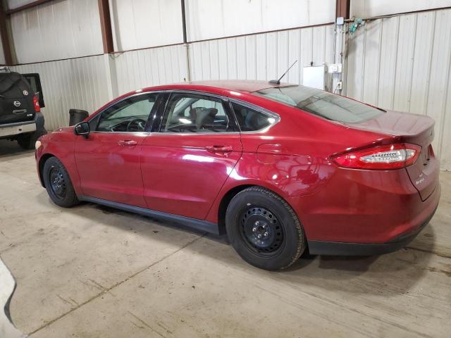 3FA6P0G71DR167598 - 2013 FORD FUSION S RED photo 2