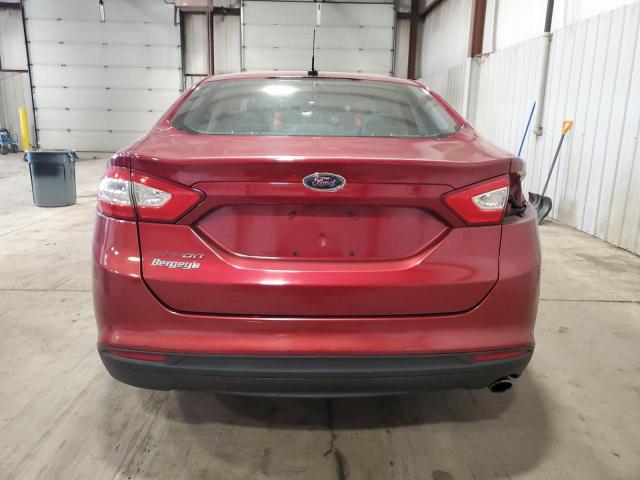 3FA6P0G71DR167598 - 2013 FORD FUSION S RED photo 6