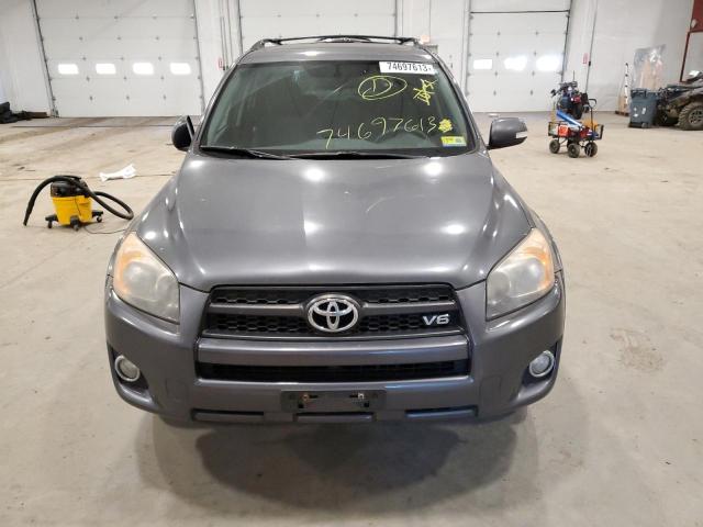 JTMRK4DV8A5097161 - 2010 TOYOTA RAV4 SPORT GRAY photo 5