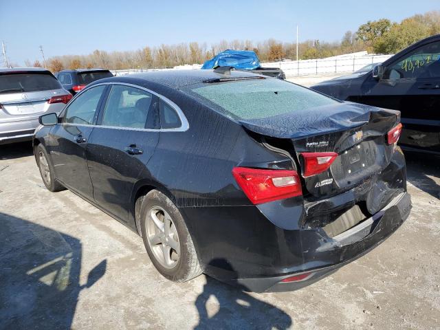 1G1ZC5ST9JF286599 - 2018 CHEVROLET MALIBU LS BLACK photo 2