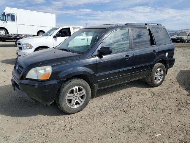 2HKYF18463H615819 - 2003 HONDA PILOT EX BLACK photo 1