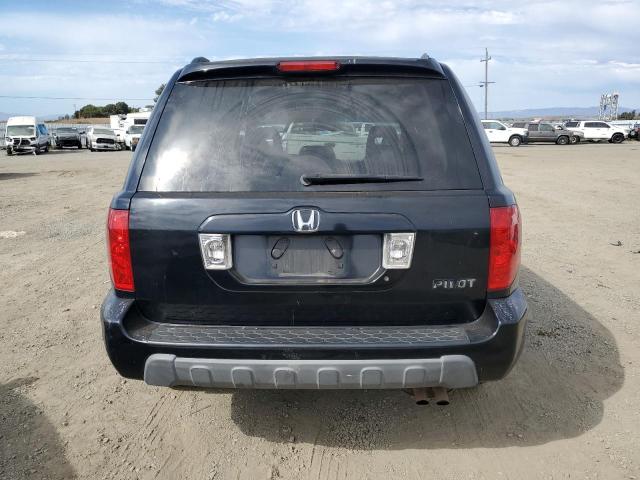 2HKYF18463H615819 - 2003 HONDA PILOT EX BLACK photo 6