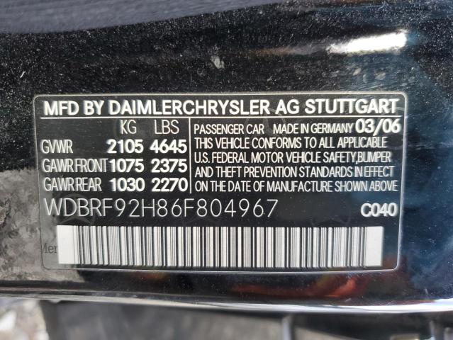 WDBRF92H86F804967 - 2006 MERCEDES-BENZ C 280 4MATIC BLACK photo 13