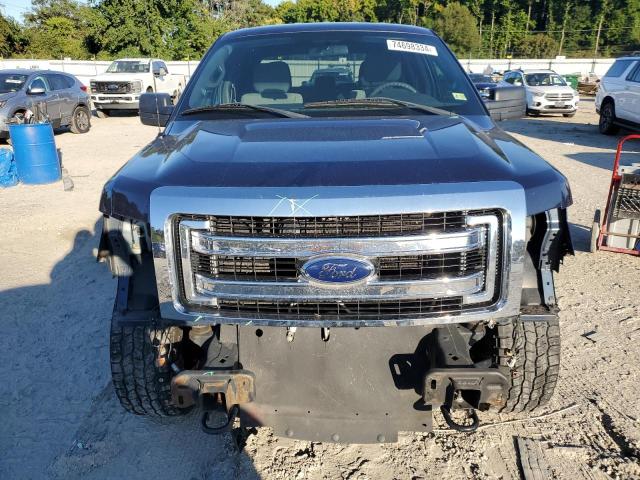 1FTFW1EF2EFA70924 - 2014 FORD F 150 SUPERCREW BLUE photo 5