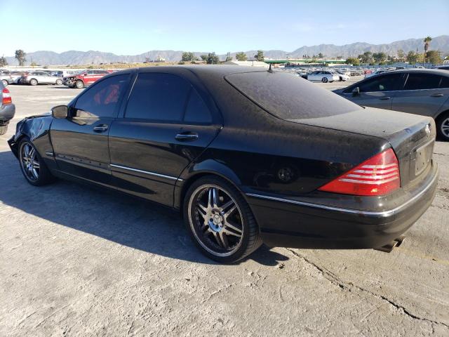 WDBNG75J65A459237 - 2005 MERCEDES-BENZ S 500 BLACK photo 2