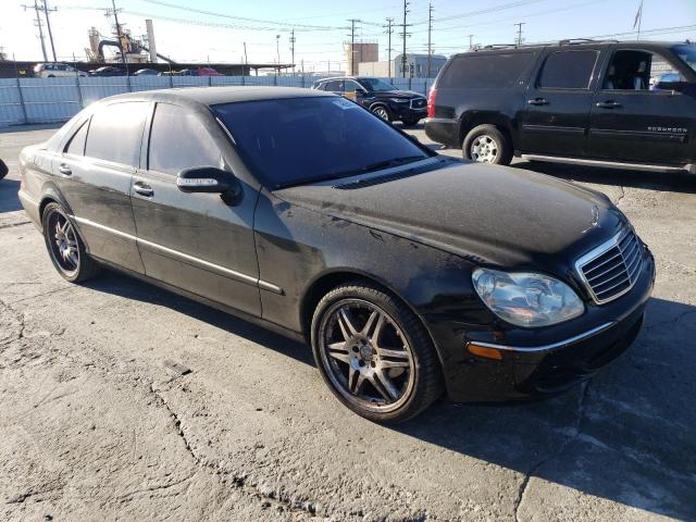 WDBNG75J65A459237 - 2005 MERCEDES-BENZ S 500 BLACK photo 4