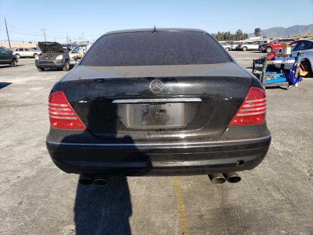 WDBNG75J65A459237 - 2005 MERCEDES-BENZ S 500 BLACK photo 6