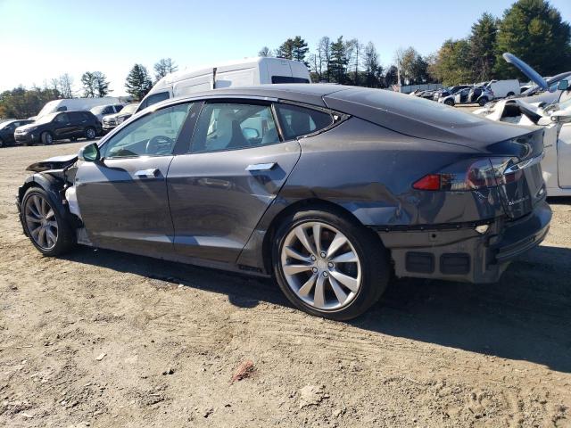 5YJSA1E20HF183158 - 2017 TESLA MODEL S GRAY photo 2