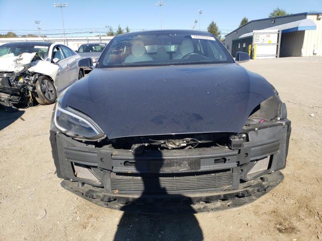 5YJSA1E20HF183158 - 2017 TESLA MODEL S GRAY photo 5