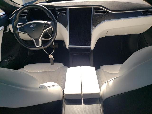 5YJSA1E20HF183158 - 2017 TESLA MODEL S GRAY photo 8