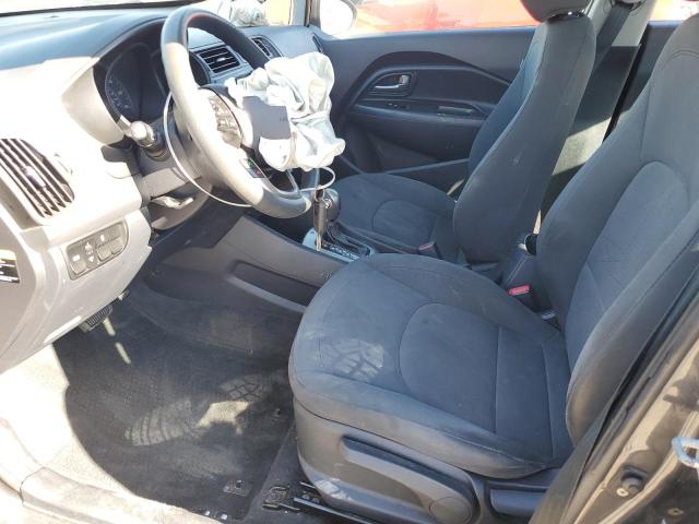 KNADN4A32C6091757 - 2012 KIA RIO EX GRAY photo 7