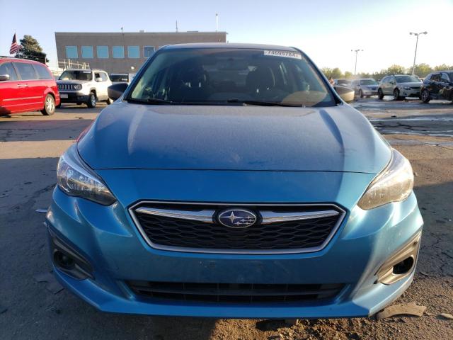 4S3GTAA66H3726440 - 2017 SUBARU IMPREZA BLUE photo 5