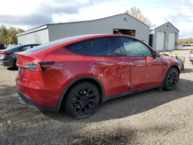 7SAYGAEEXPF635119 - 2023 TESLA MODEL Y RED photo 3