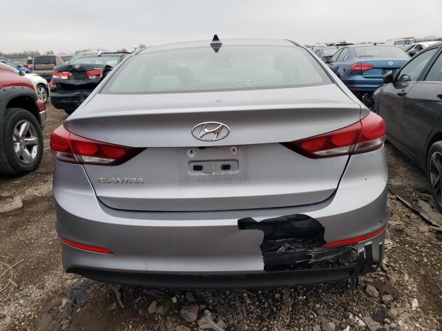 5NPD84LF4HH130962 - 2017 HYUNDAI ELANTRA SE SILVER photo 6